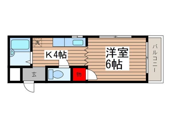 アスント酒井の物件間取画像